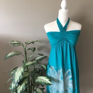 Vanity Teal Blue Green Dress